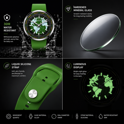 COOPERSON 911 Men's Quartz Watch – 40mm | Calendar | Luminous | 30M Waterproof