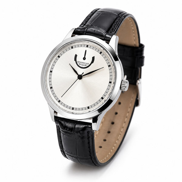 BINLIHUAN Men's Quartz Watch – 41mm Round Dial | Leather Strap | Life Waterproof